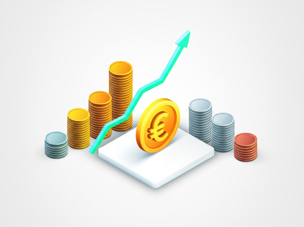 Clear explanation of current cryptocurrency coin market price and value.