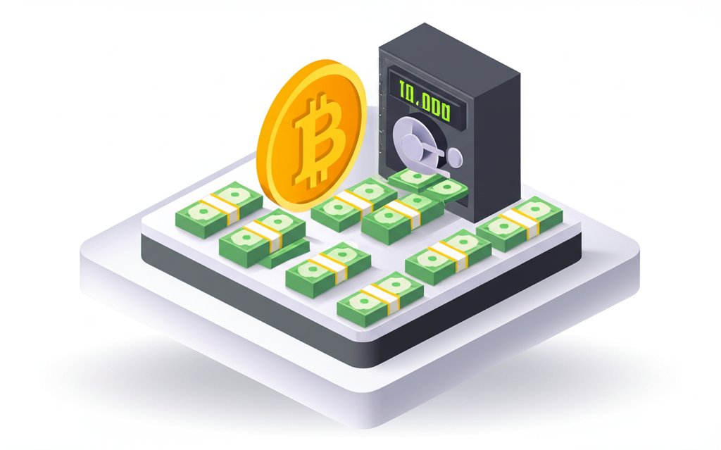 Current value of 10,000 Bitcoin (BTC) in US Dollars (USD).