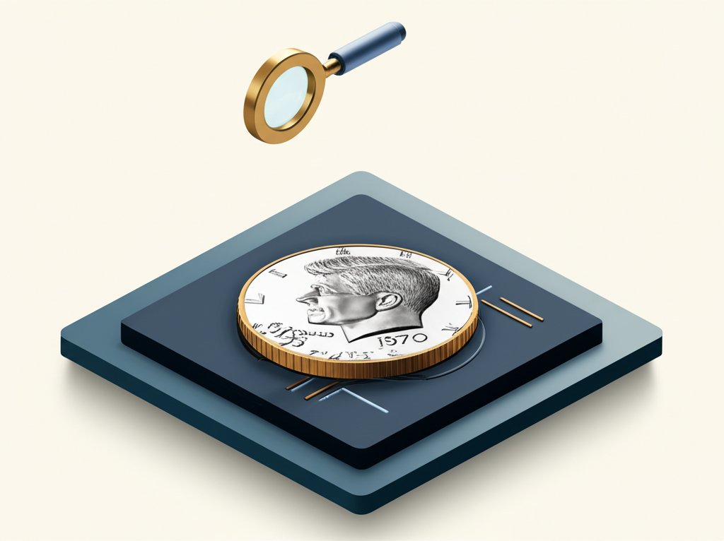 Rare 1970 Kennedy Half Dollar coin detail, uncovering its unique story.