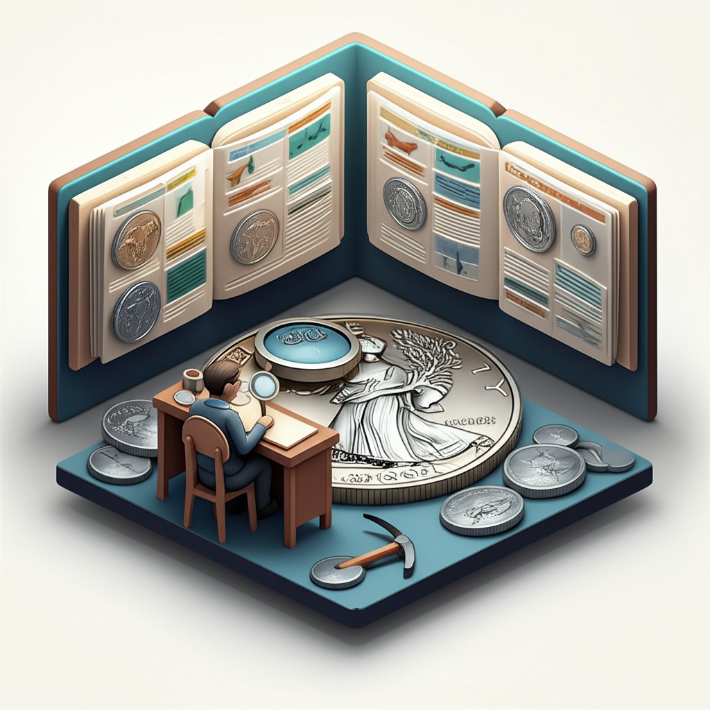 Display of premium half dollar coins, valuable series, and rare key dates for collectors.