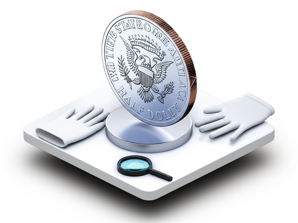 Maximize 50 cent coin value: Spotting rare error half dollars.