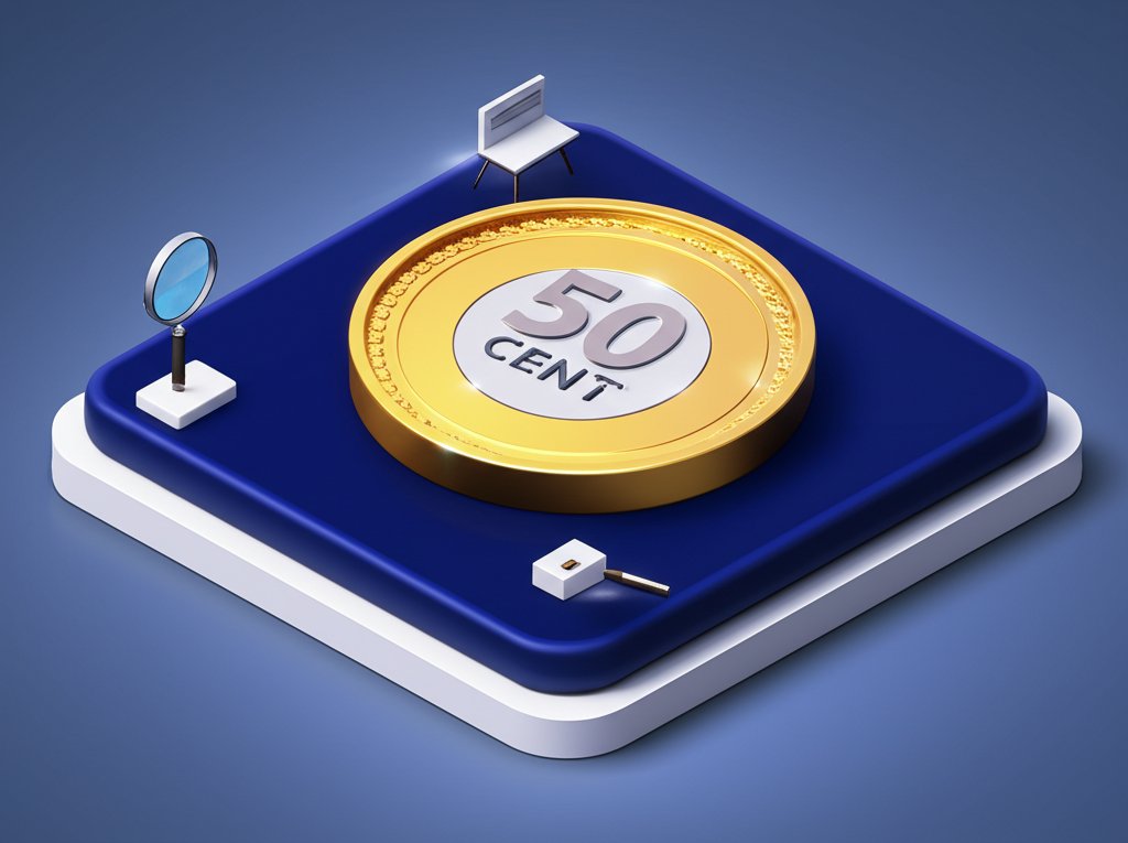 Valuable 50 cent coins: identifying rare half dollars for collectors.