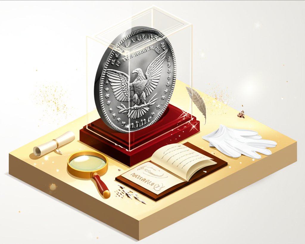 Spotting valuable antique US dollar coins: rare currency identification guide.