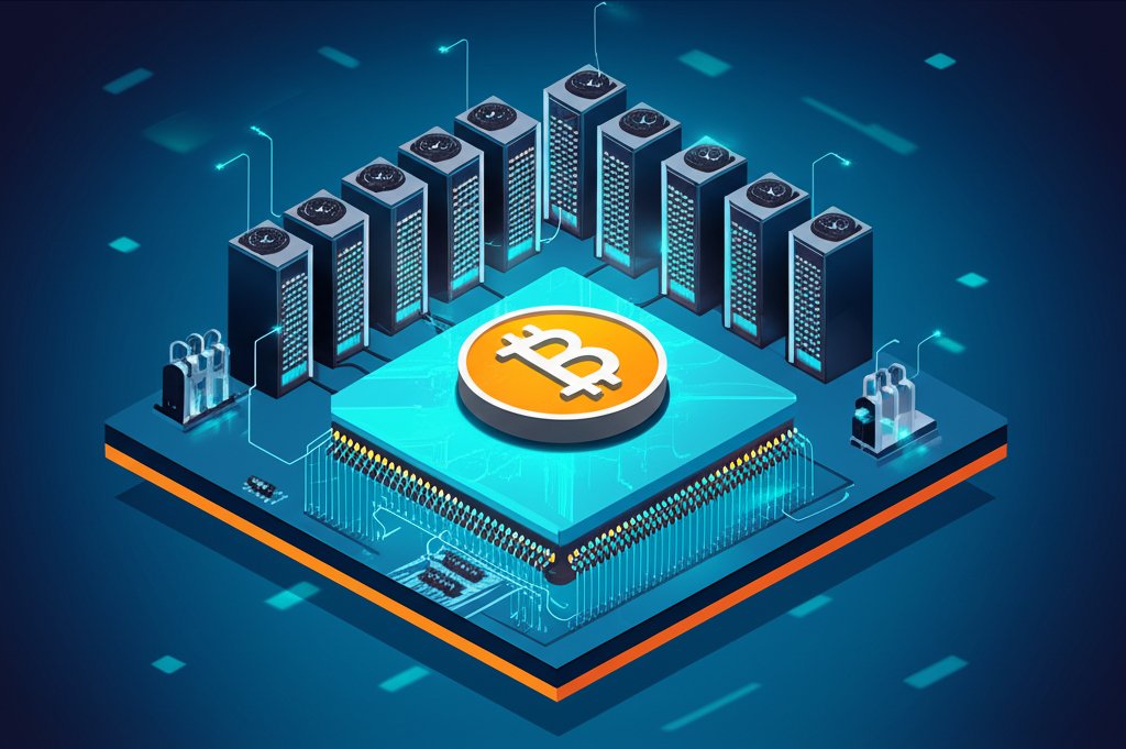 Massive Bitcoin mining facilities dominate the global cryptocurrency market.