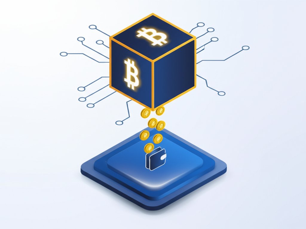 Bitcoin block reward: incentive for cryptocurrency miners securing the blockchain.