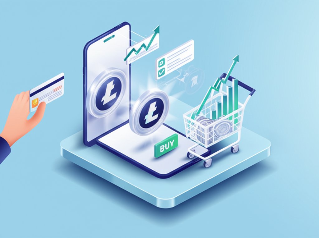 Buy Litecoin: Purchase LTC cryptocurrency safely and easily online.