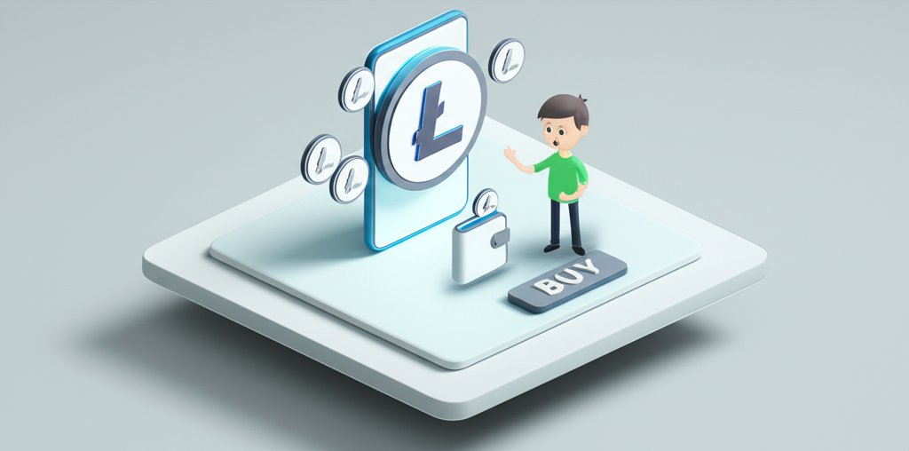 Easy guide to buy Litecoin (LTC) for first-time crypto buyers.
