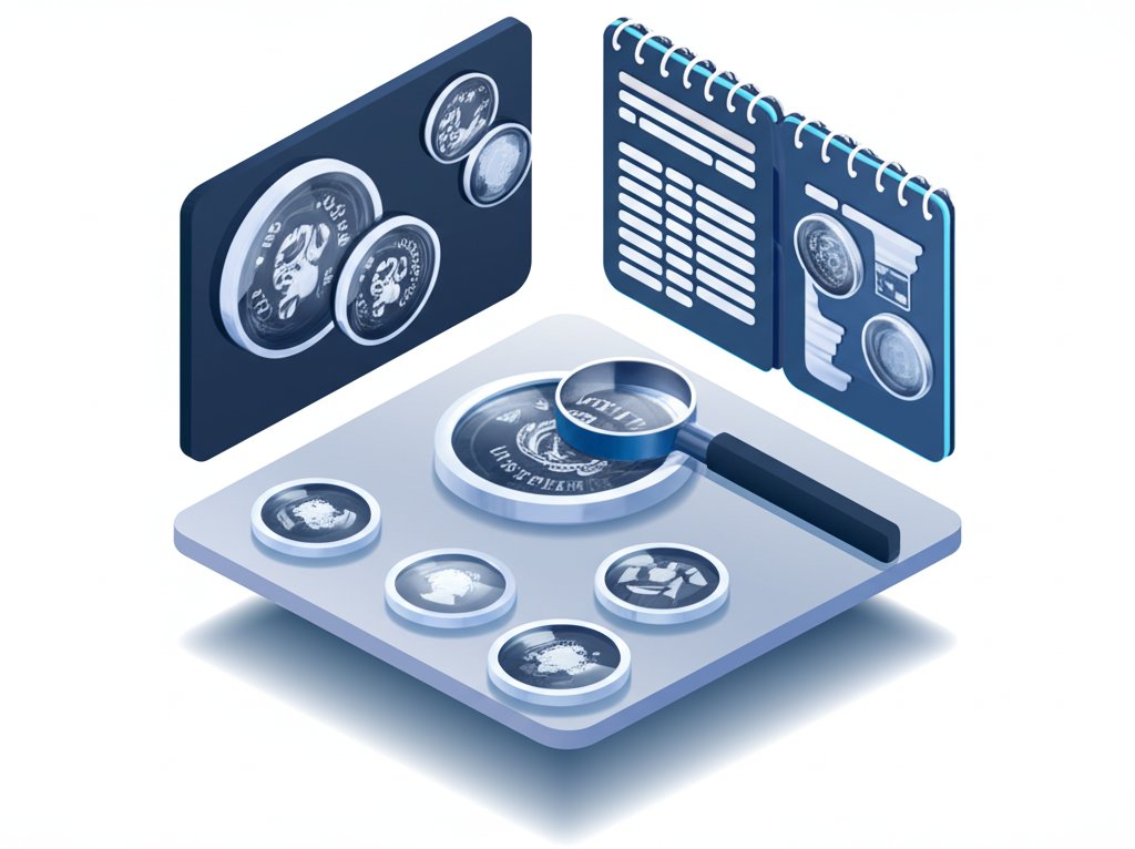 Identifying rare coins: Key dates, mint marks, varieties for collectors.