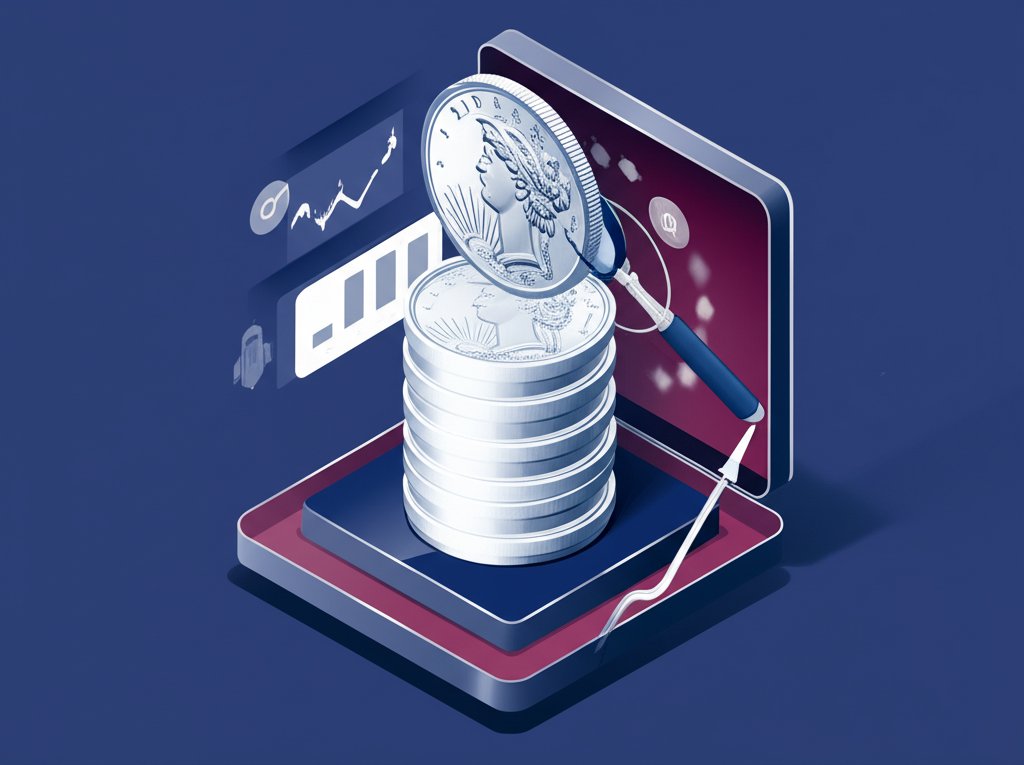 Rare silver coins highlighting melt value and numismatic collector appeal.