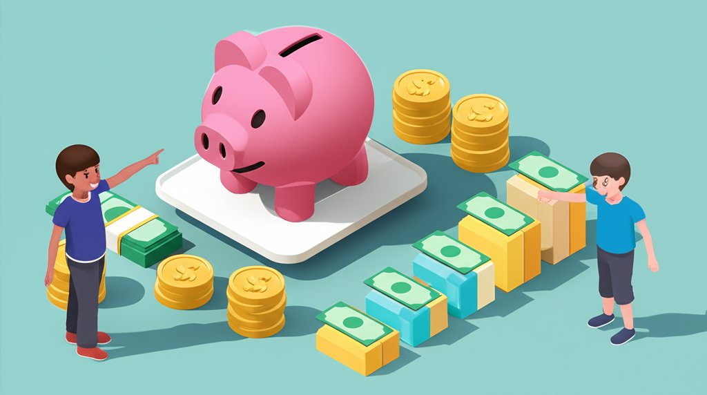 Printable money chart for teaching kids US coin and bill values.