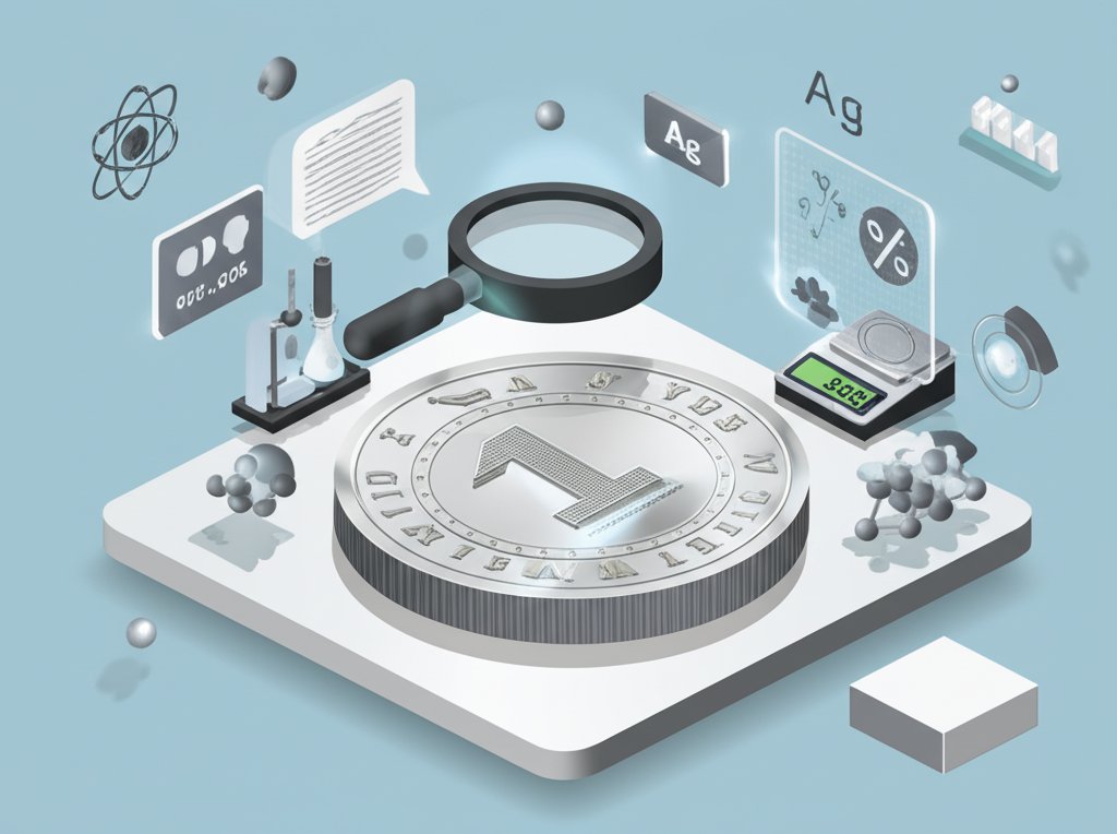 Silver dollar purity and weight analysis. Understand coin value.