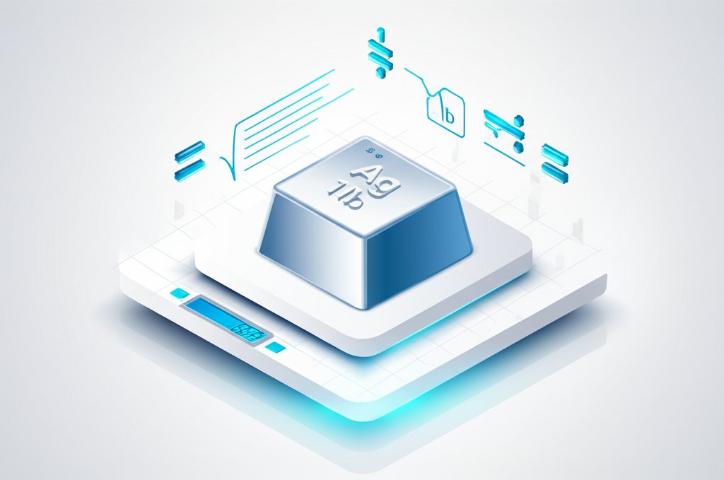 Silver per pound formula breakdown and calculation steps.