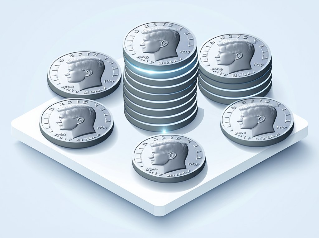 Silver 50 cent pieces: find collector worth and half dollar value.