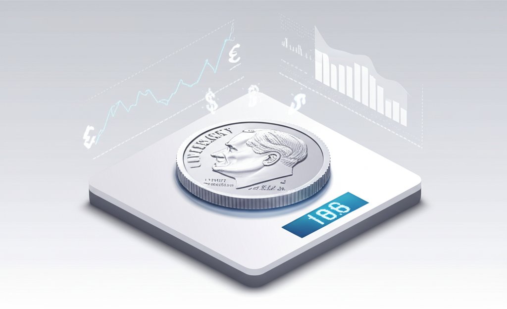 US dime coin close-up, highlighting its 10-cent monetary value.