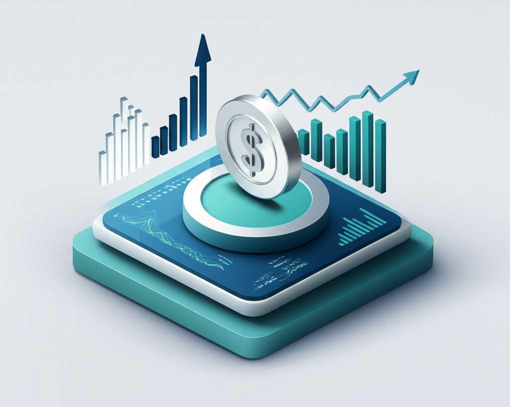 Silver Dollar price chart displaying market value trends over time.