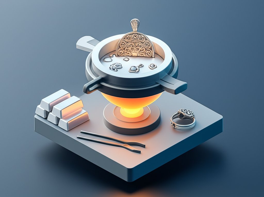 Understanding sterling silver melt price for selling old silver jewelry.