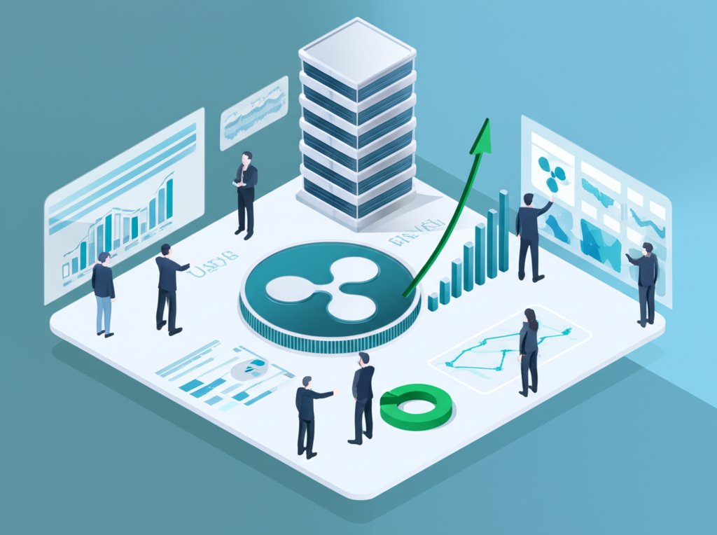 Ripple Labs Inc. stock market chart showing XRP crypto price performance.