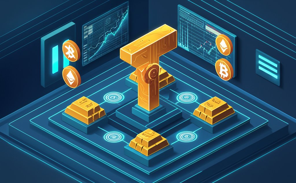 Donald Trump discussing a crypto strategic reserve.