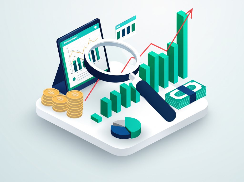 Infographic revealing a quarter's hidden business value and performance insights at a glance.