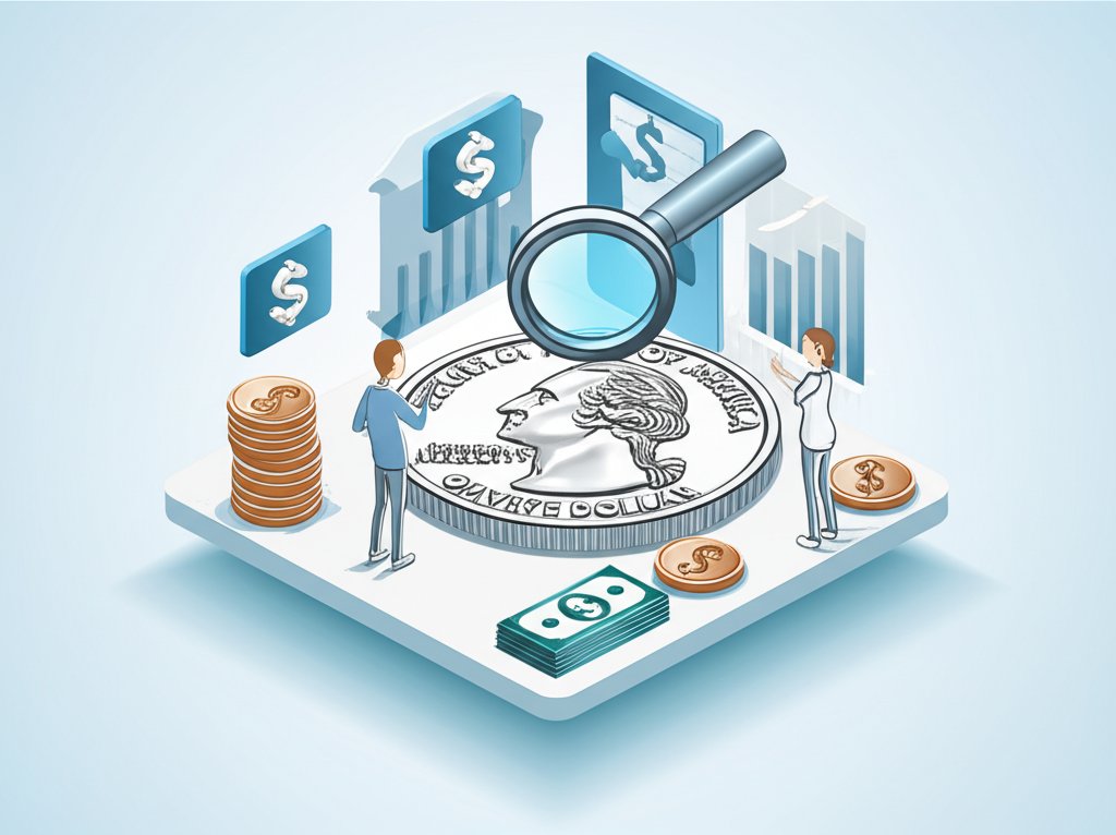 Identifying silver quarters: key features, dates, and mint marks for the silver standard.