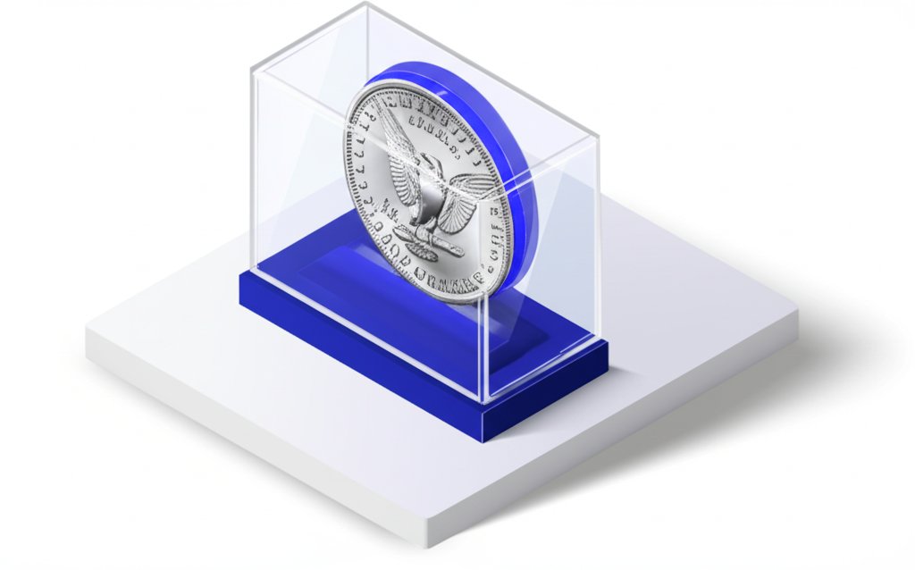 Valuable silver dollars, illustrating factors like rarity and condition that make each coin valuable.