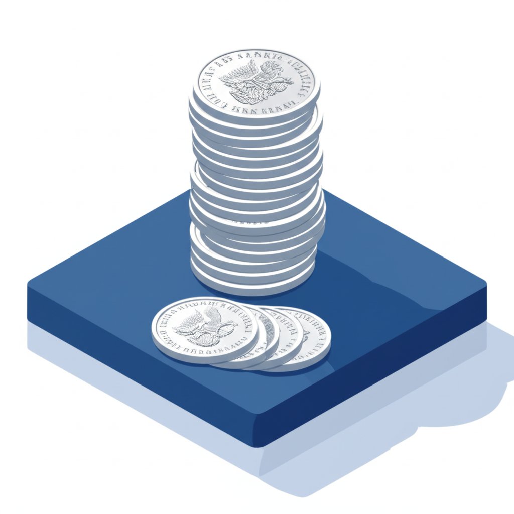 Silver half dollars worth: Melt value compared to collector value.