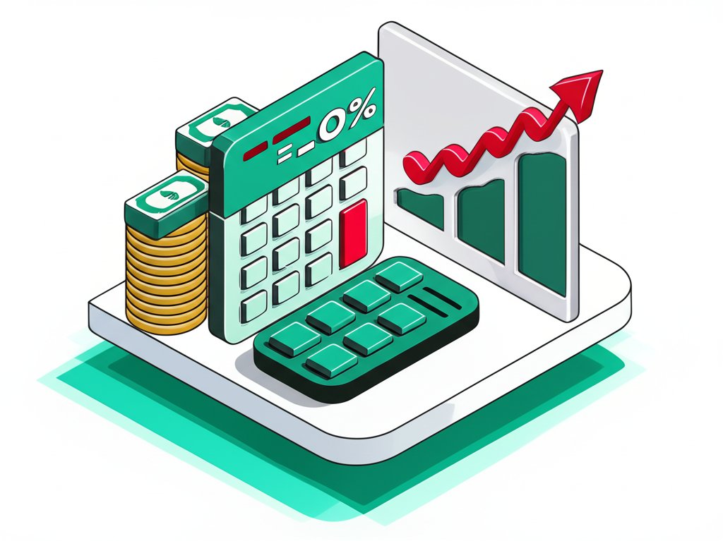Financial chart showing true net profit after deducting all fees.