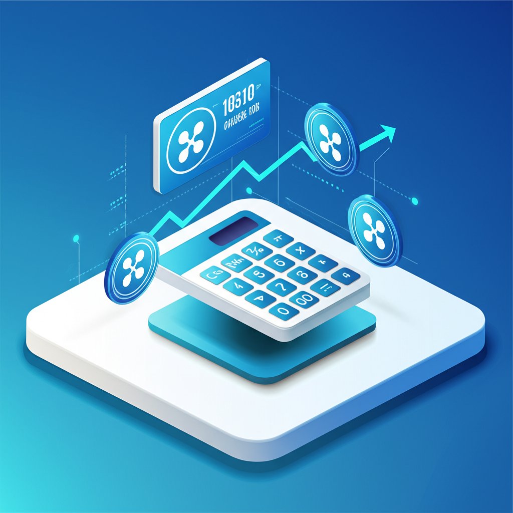 XRP price calculator for real-time value and investment predictions.